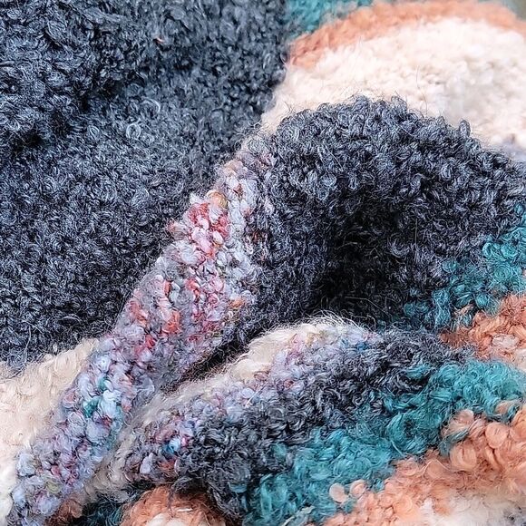 Moth Murray‎ Sweater wool mohair blend multicolor striped Anthropologie S Italy - Picture 10 of 10